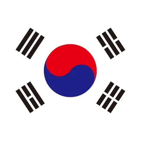韓国の国旗をイメージしたロゴ
