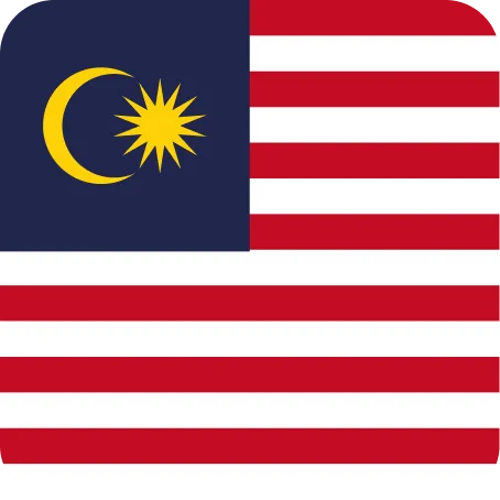 マレーシアの国旗をイメージしたロゴ