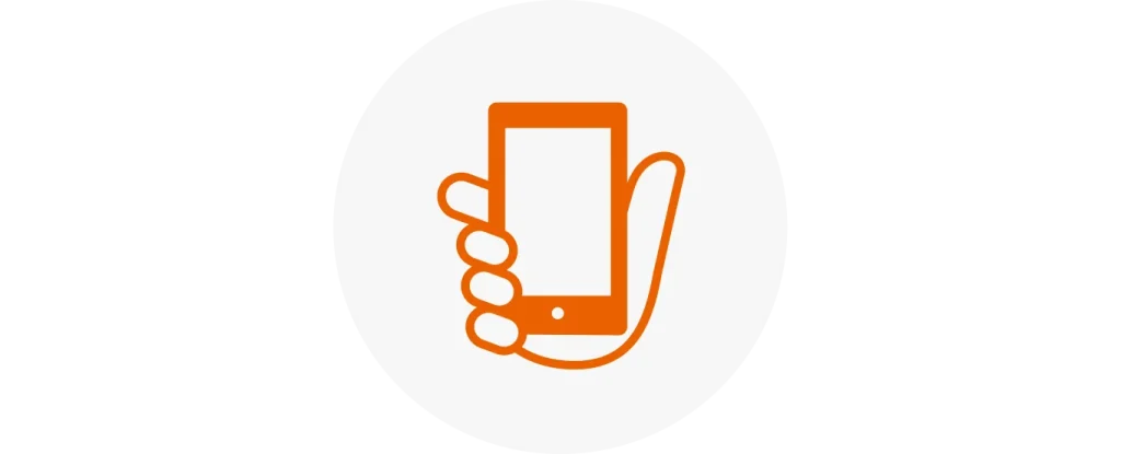 スマートフォンを使った学習サービスのイメージ