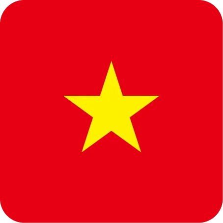 ベトナムの国旗をイメージしたロゴ